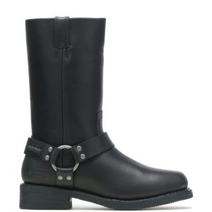 Men's Hustin 11-Inch Waterproof Harness Motorcycle Boots