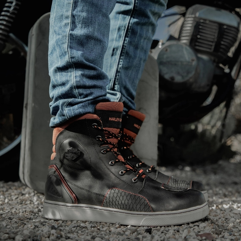 Men's Holtman 6" WP Leather Motorcycle Sneaker Boots