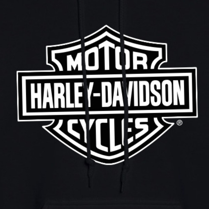 Mens Bar & Shield Hoodie