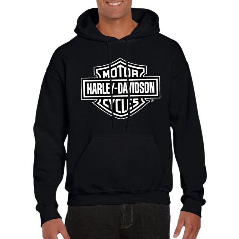 Mens Bar & Shield Hoodie