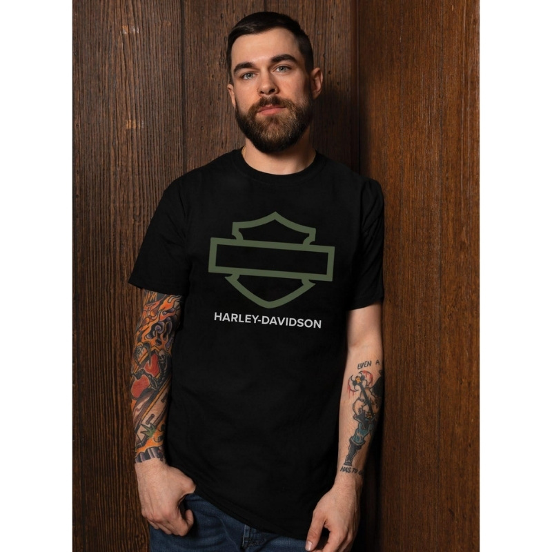 Mens Bar & Shield Dealer Tee