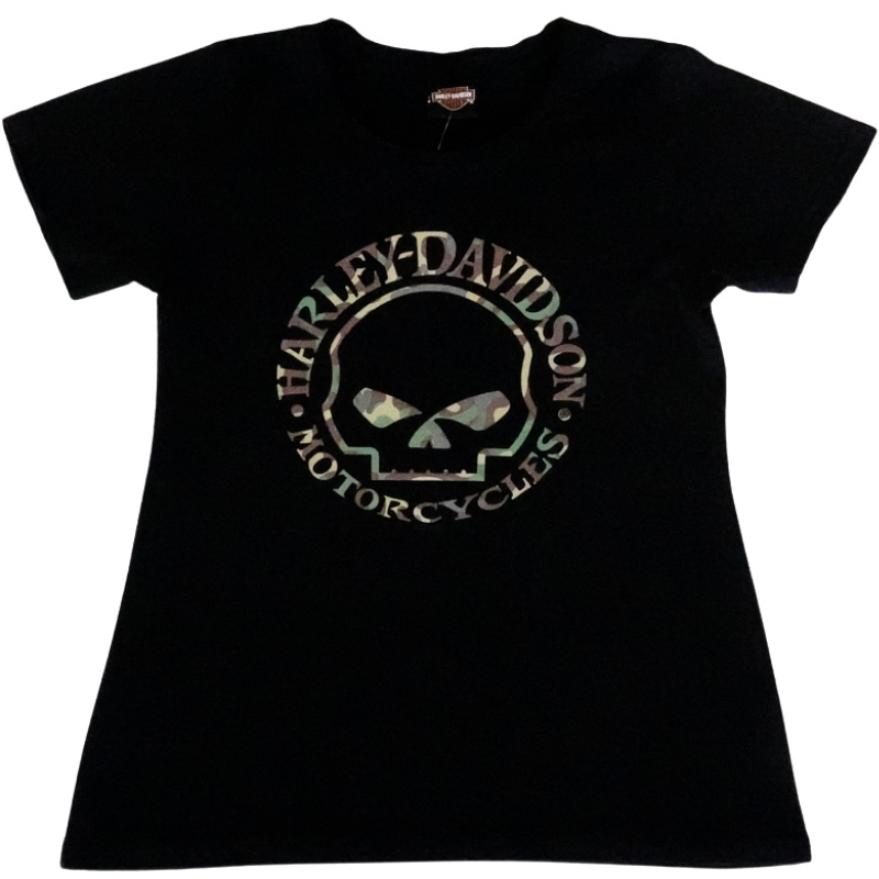 Womens Willy G Camo Dealer Tee