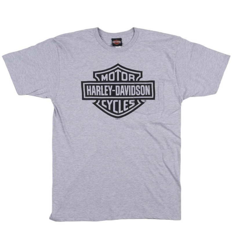 Mens Bar & Shield Pocket Dealer Tee