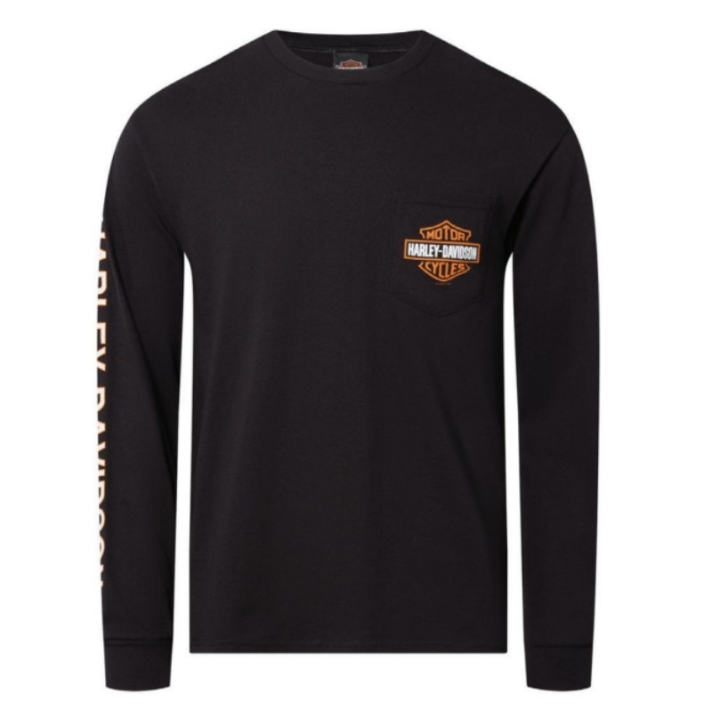 Mens Bar & Shield Pocket Dealer Tee