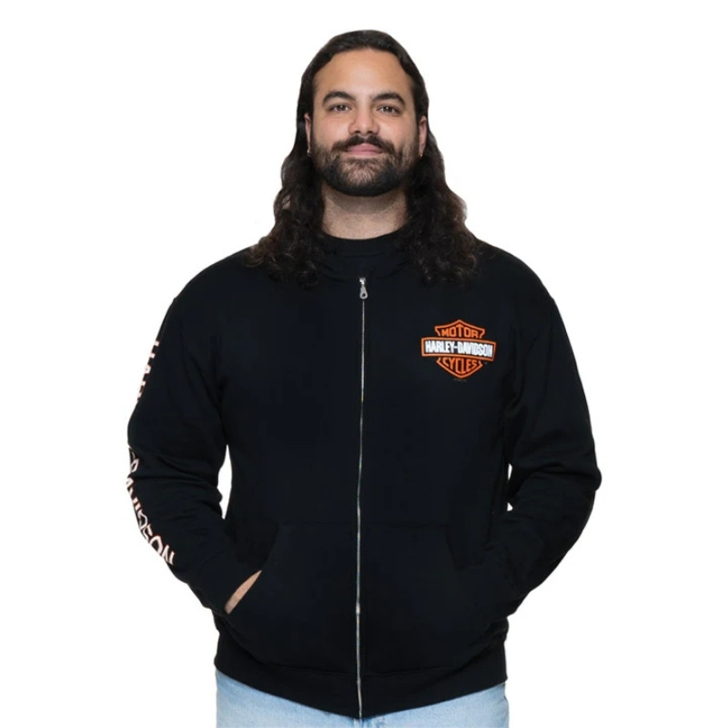 Mens Bar & Shield Dealer Hoodie