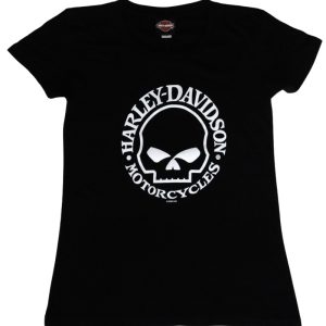 Womens Willy G Skull Dealer Tee