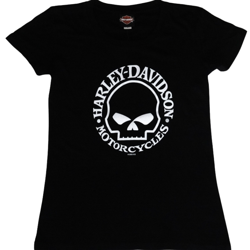 Womens Willy G Skull Dealer Tee