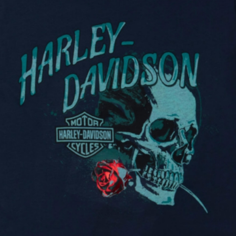 Womens Frenzy Skull Dealer Tee
