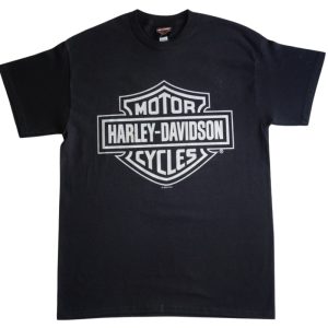 Mens Silver Bar & Shield Dealer Tee