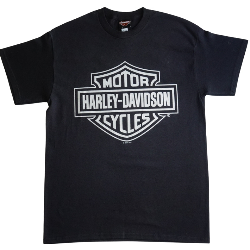 Mens Silver Bar & Shield Dealer Tee