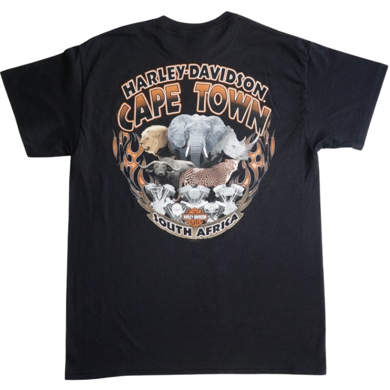 Mens Silver Bar & Shield Dealer Tee