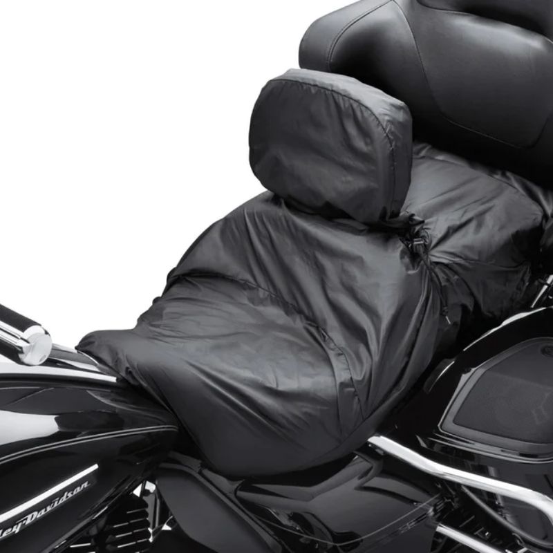 Touring Seat Rain Cover With Rider Backrest (Cover Only)
