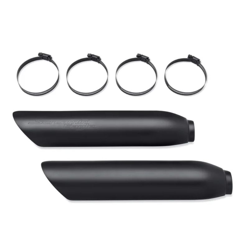 Screamin' Eagle Muffler Shields - Slash Cut Screamin' Eagle Muffler Shields - Slash Cut