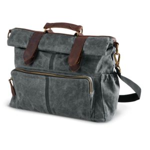Waxed Canvas Messenger Bag
