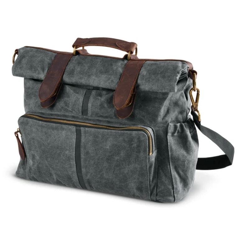 Waxed Canvas Messenger Bag