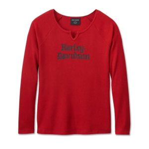 Womens Harley-Davidson Old English Thermal Top