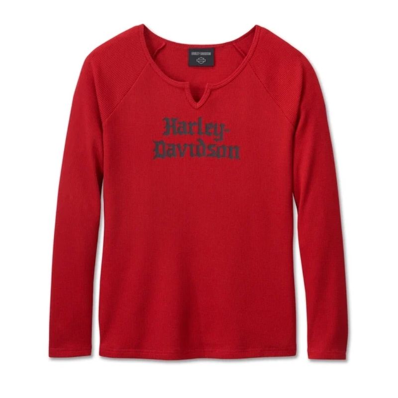 Womens Harley-Davidson Old English Thermal Top