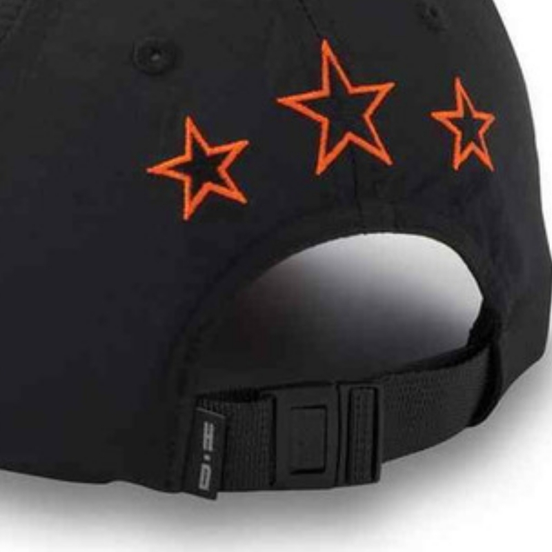 Three Stars Bar & Shield Harley Adjustable Hat