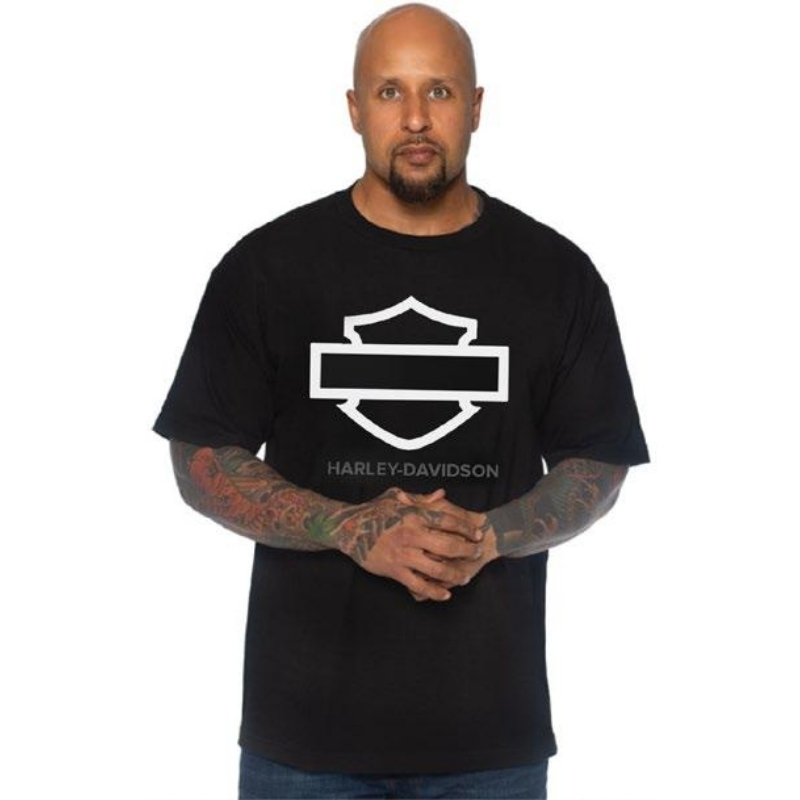 Mens White Outline Dealer Tee