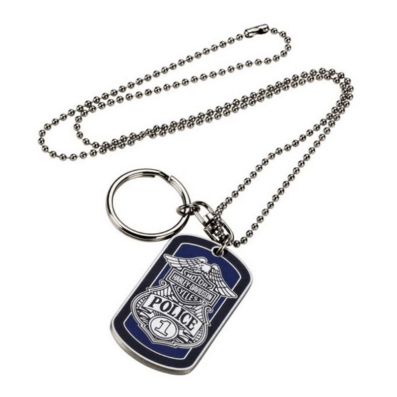Police To Protect And Serve Dog Tag Necklace/Key Chain