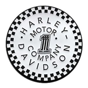 1.5 Inch. #1 Checkered Motor Metal Pin