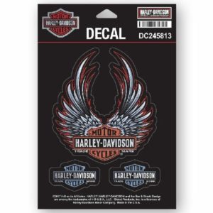 Bliss Winged Bar & Shield Decal