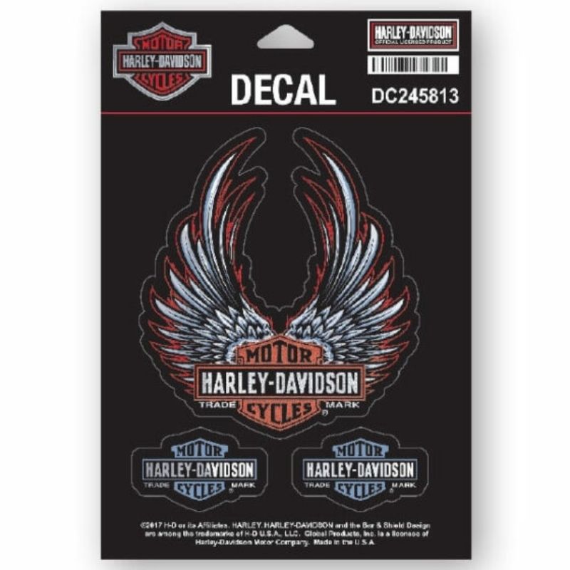 Bliss Winged Bar & Shield Decal