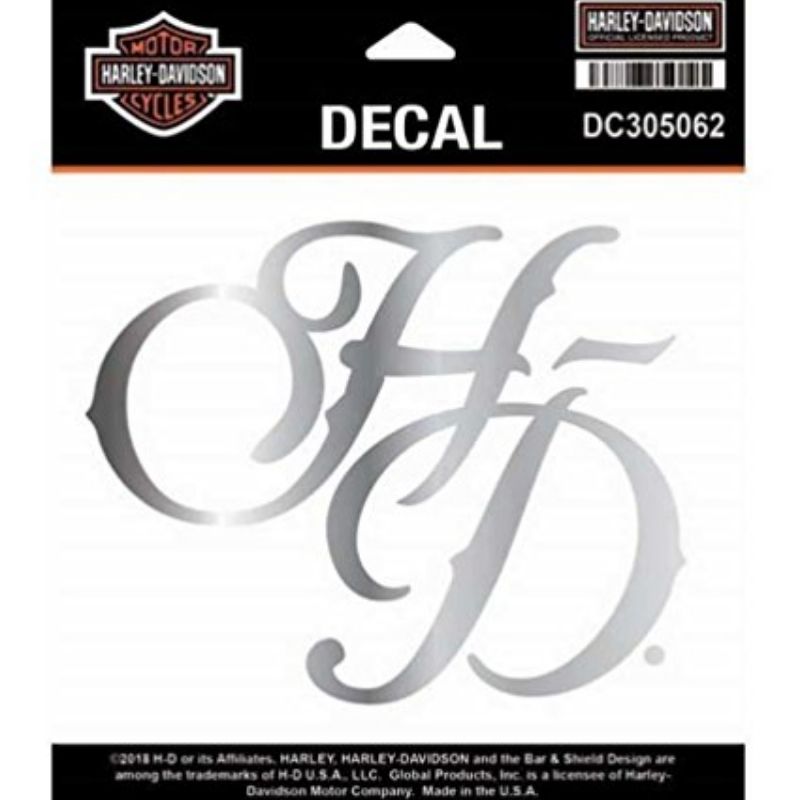 H-D Chrome Metallic Decal