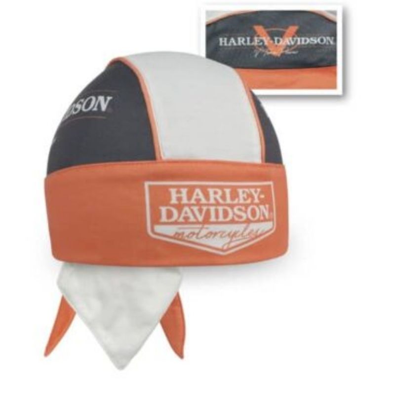 Mens V-Twin Power H-D Colourblocked Polyester Headwrap Mens V-Twin Power H-D Colourblocked Polyester Headwrap