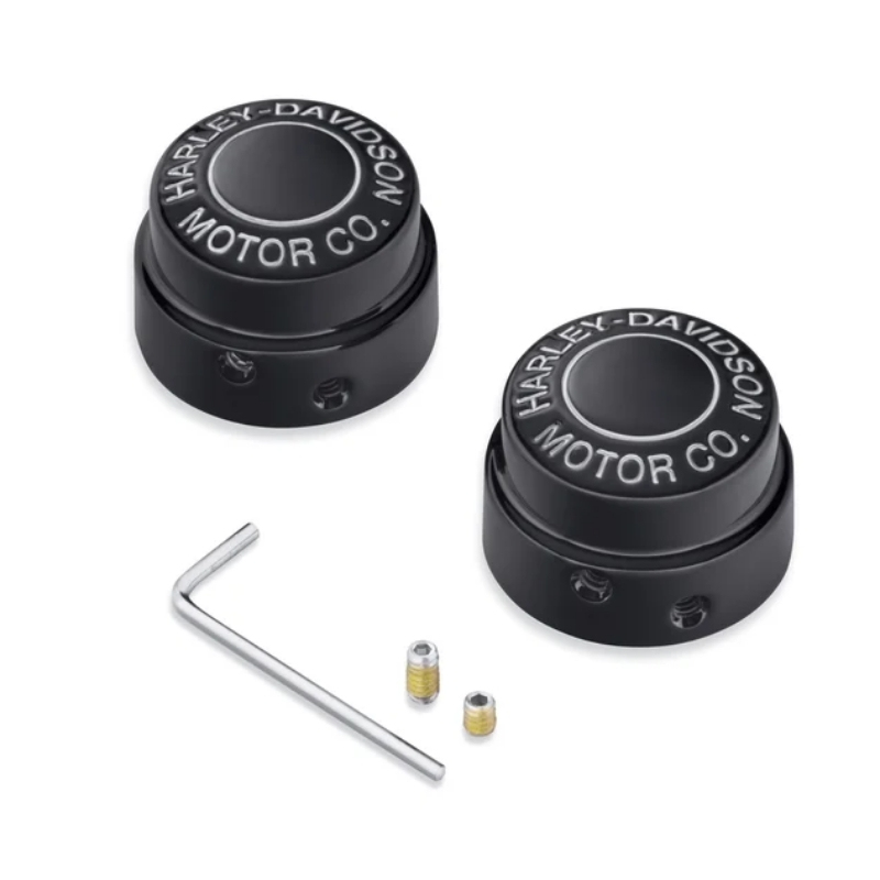 Motor Co. Front Axle Nut Covers Motor Co. Front Axle Nut Covers